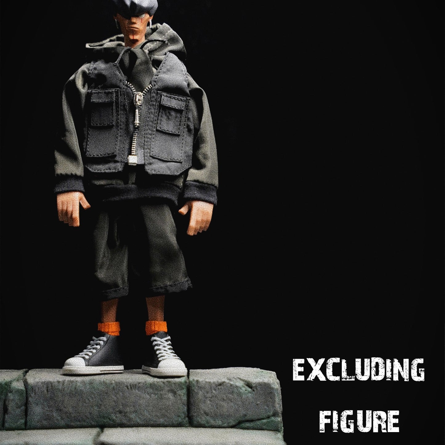M2302 Aged stone steps base for action figure from JXK Studio