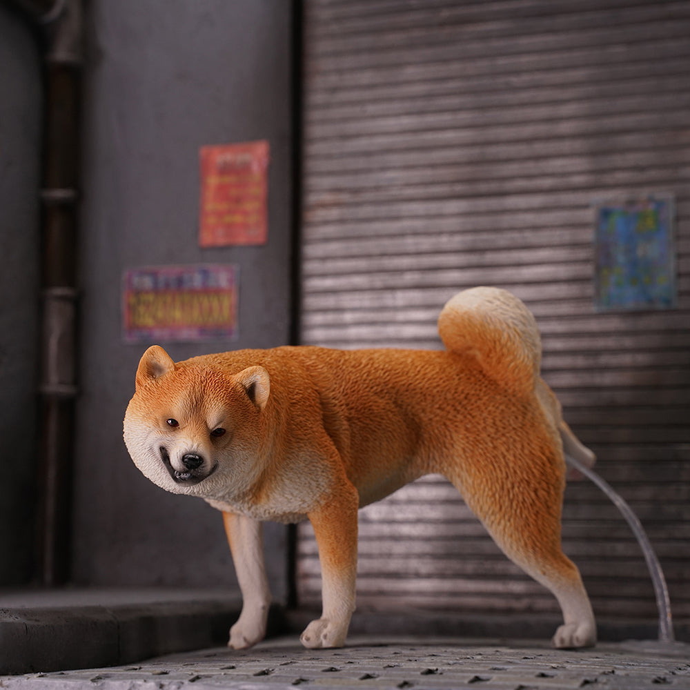 JXK054 Shiba Inu Resin Dog Statue, Home Decor Dog Figurine for Dog Lovers JXK Studio