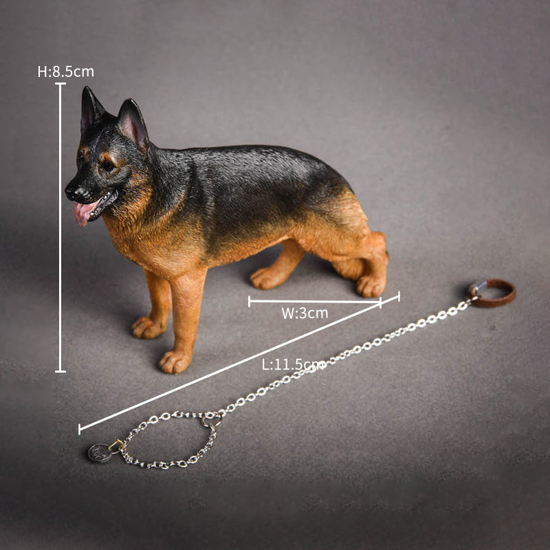 JXK014 Deutsche Schäferhund-Hundefigur, Hundestatue als Wohndeko-Geschenk für Hundeliebhaber von JXK Studio