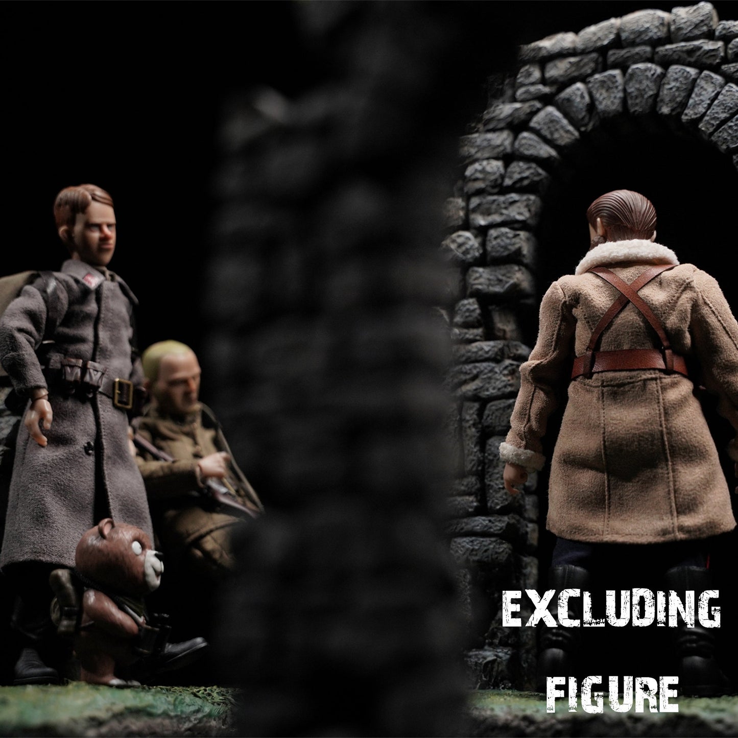 M2225 Scenes of medieval ruins for figure from JXK Studio