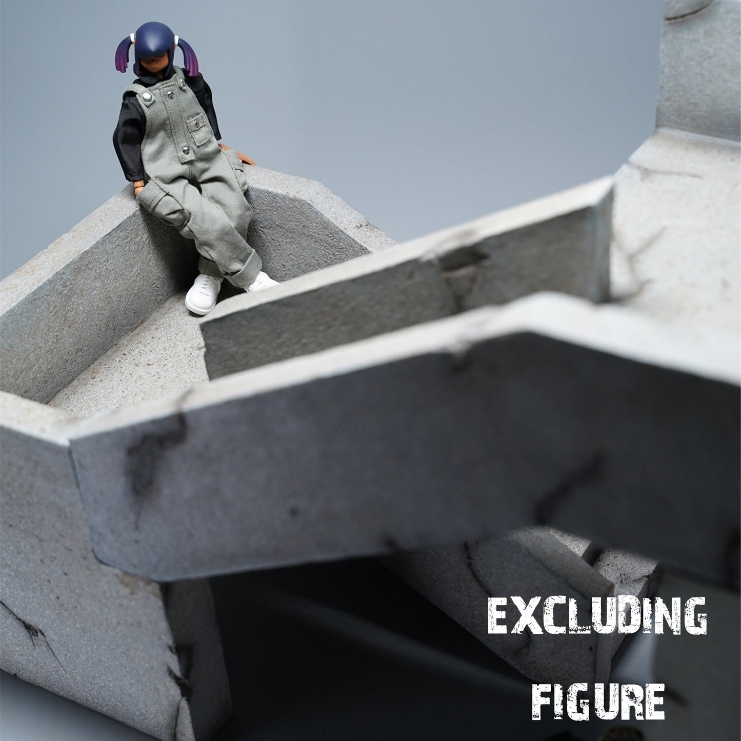 M2202 Double-layer corner staircase scene from JXK Studio