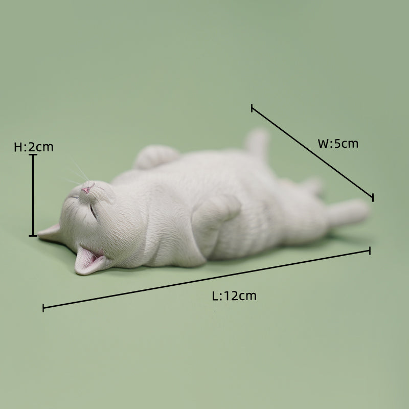JXK170 Katzenfigur, Katzenstatue aus Kunstharz für die Bücherregaldekoration von JXK Studio
