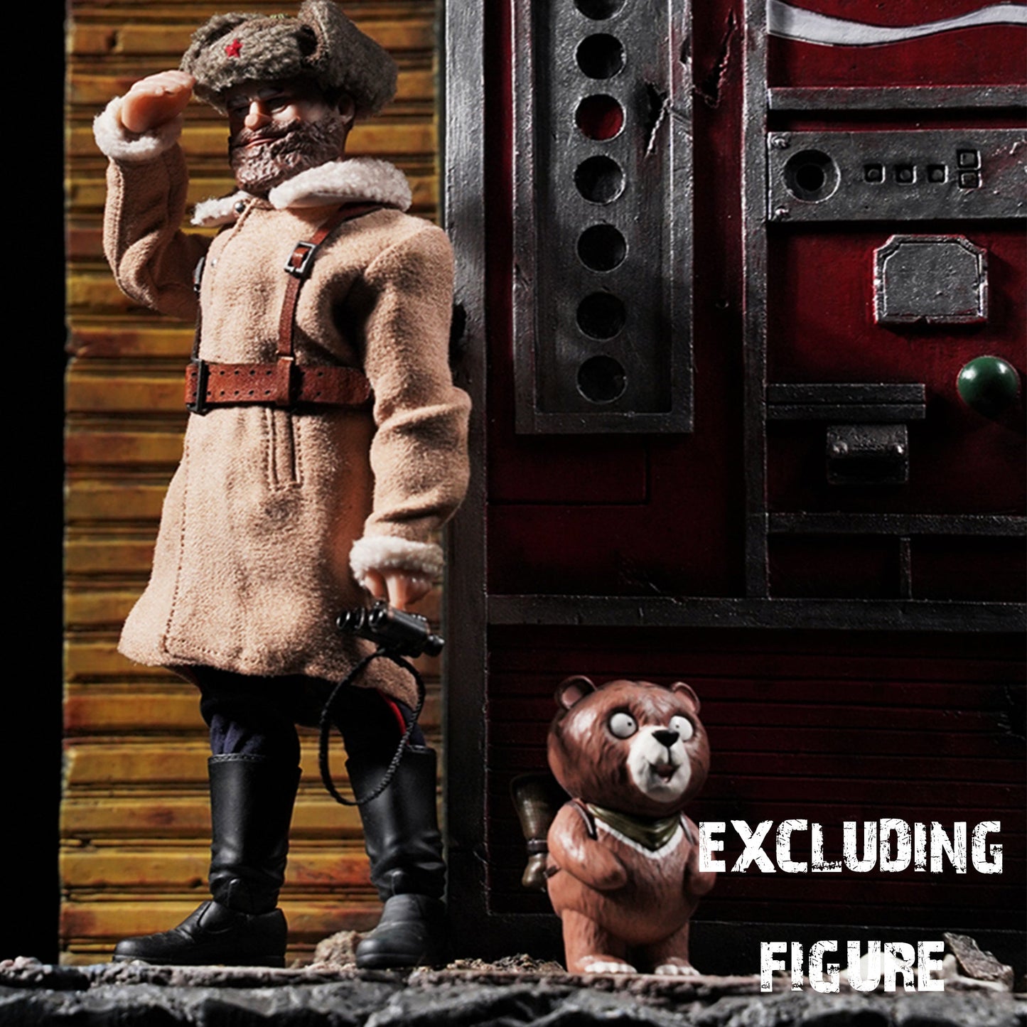 M2226 Scene of abandoned street store for figure from JXK Studio