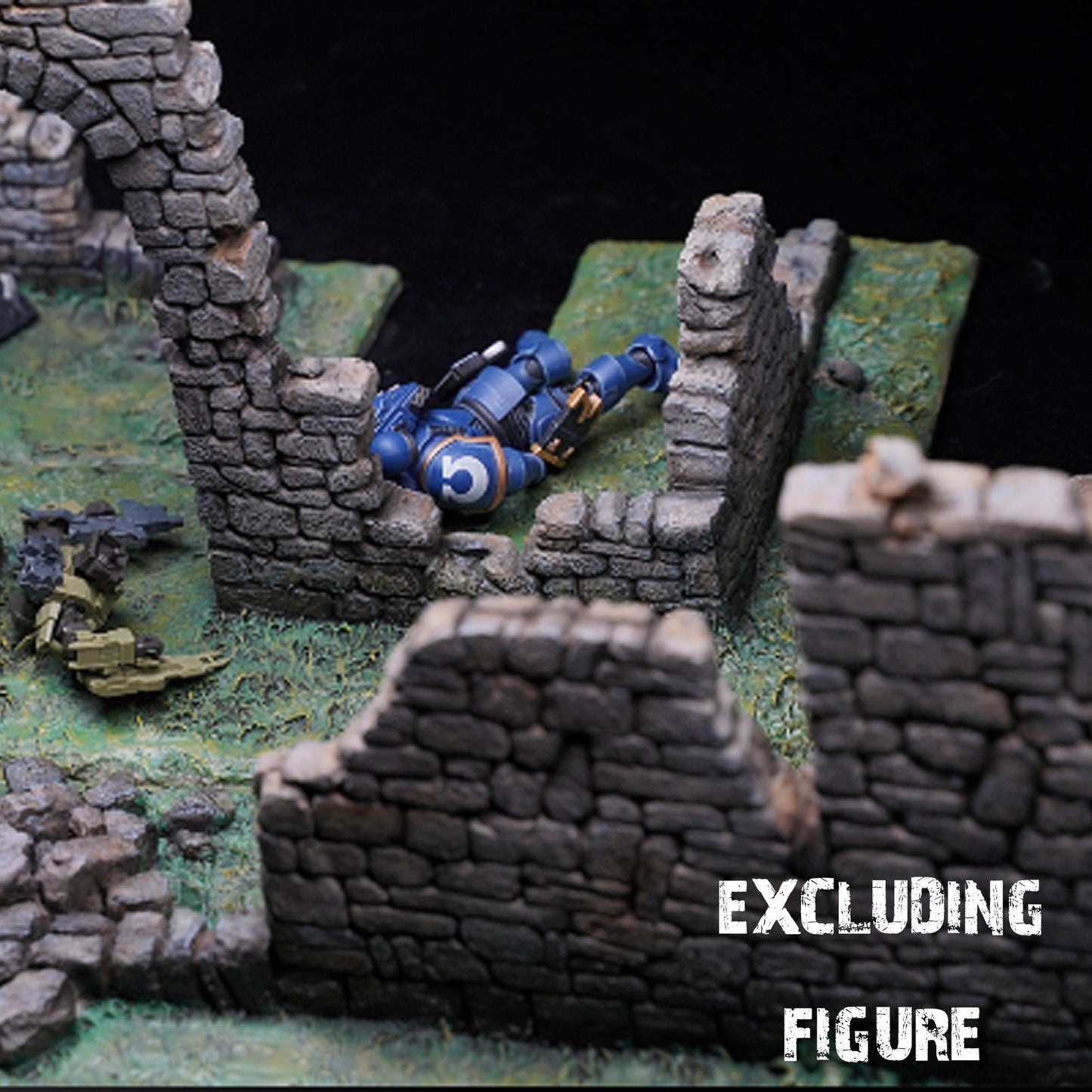 M2308 Scenes of medieval ruins for figure from JXK Studio