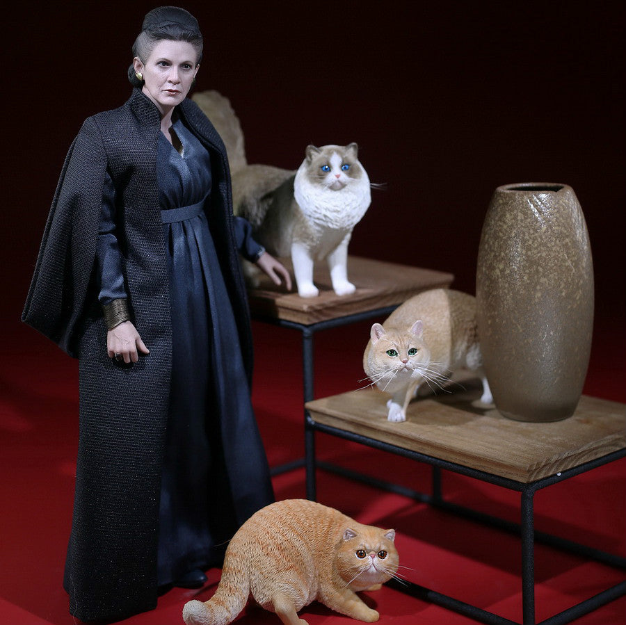 JXK StudioのMRZ040ブリティッシュショートヘア猫の像