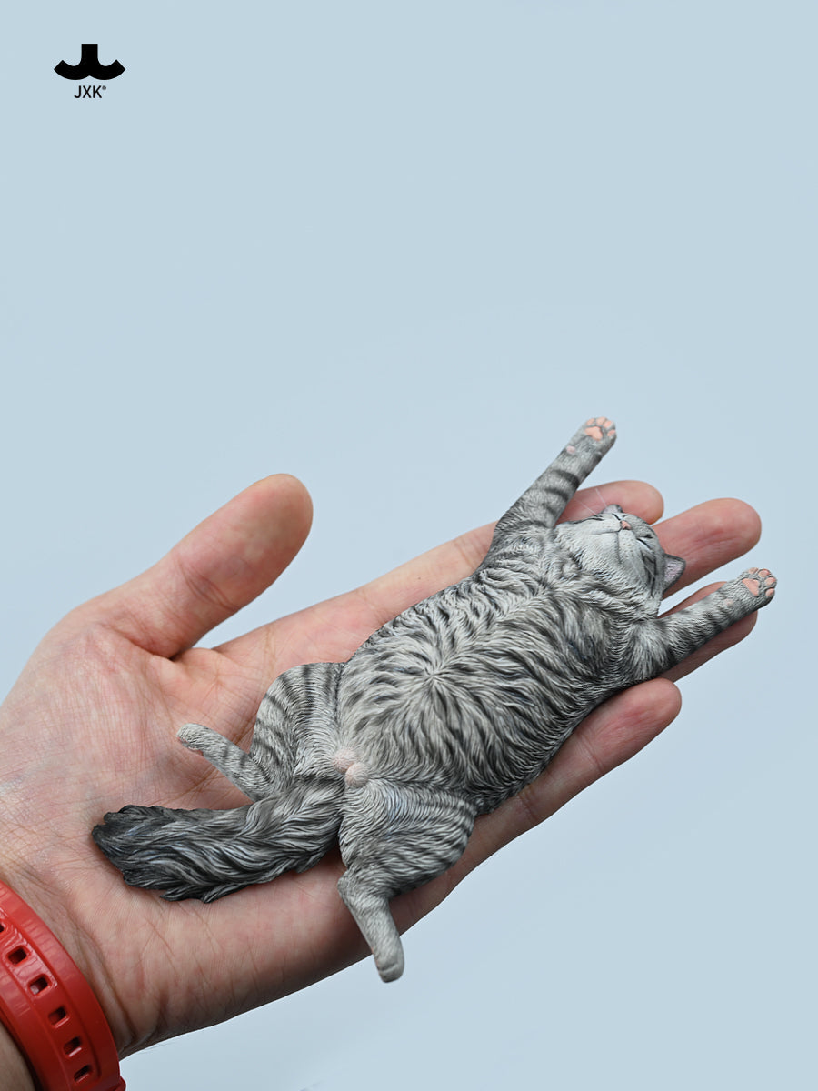 JXK206 Katzenfigur, Katzenstatue aus Kunstharz für den Schreibtisch von JXK Studio