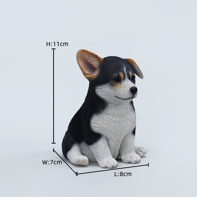 X42302 Corgi dog figurine dog statue decor from JXK Studio