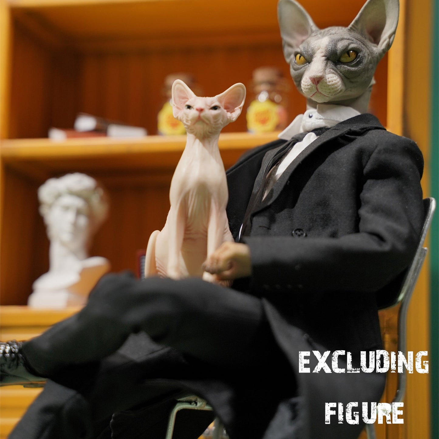 M2231 Container style iron bookcase for action figure from JXK Studio