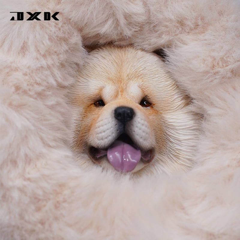 JXK173 チャウチャウ犬の置物(JXK Studio製)