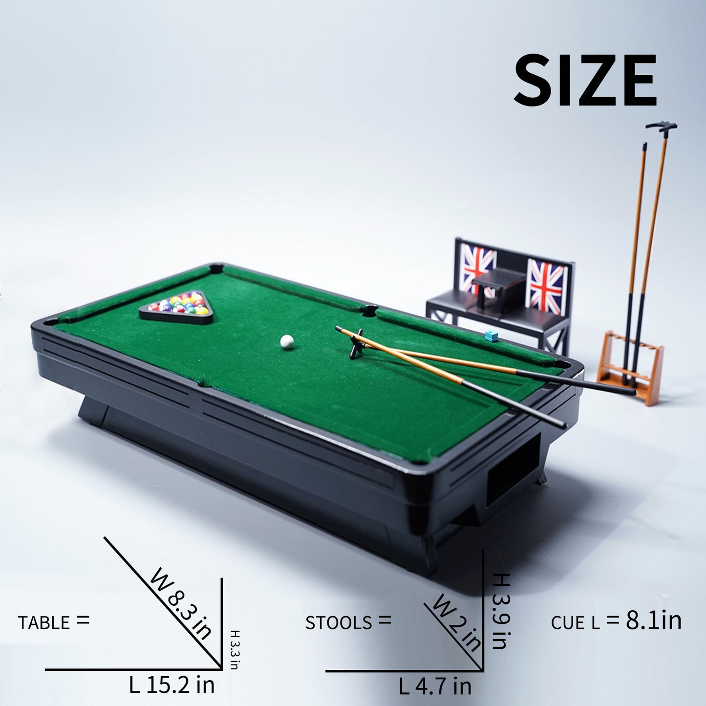 M2111 Billiard table scene for figure from JXK Studio