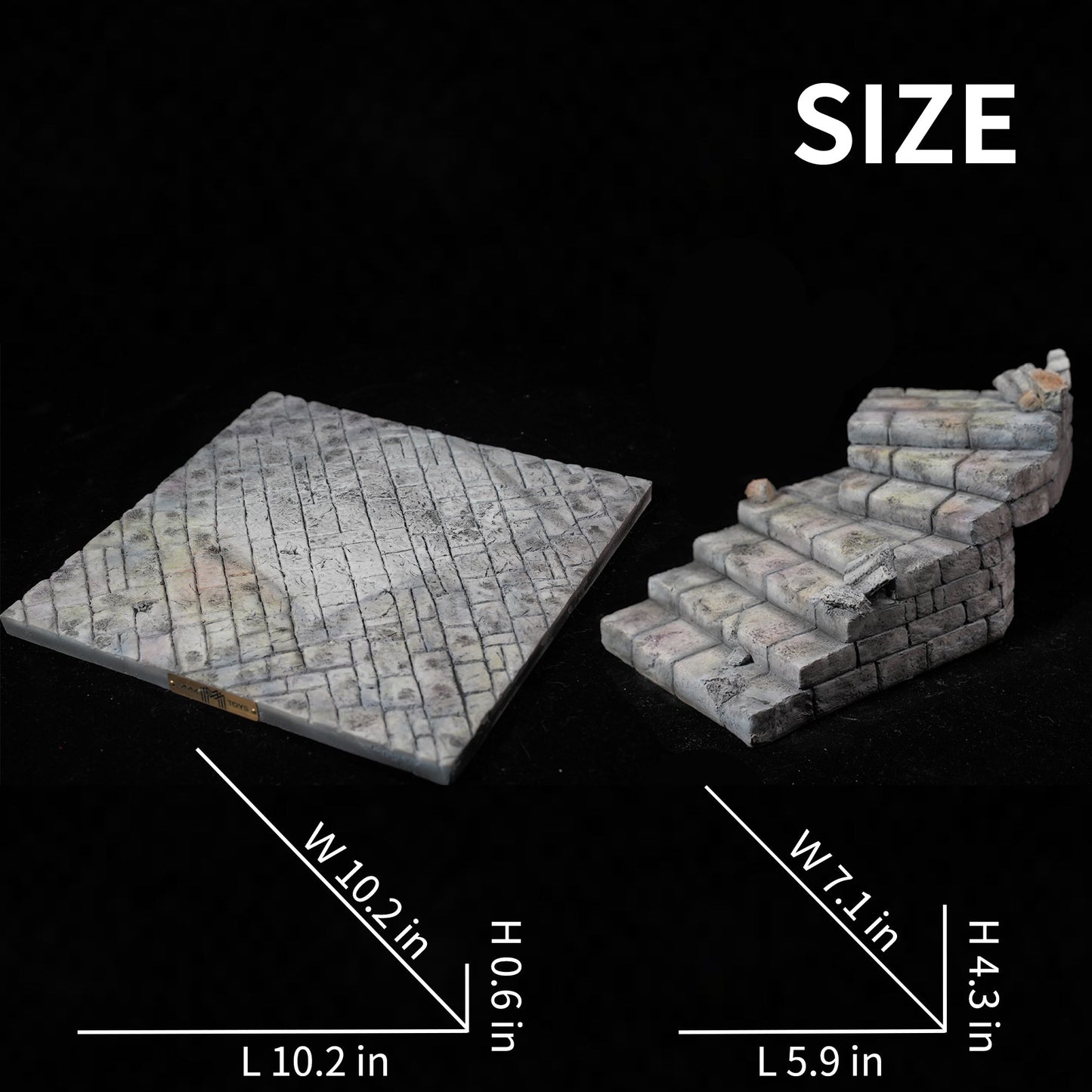M2233 Diorama of ancient Greek ruins for action figure from JXK Studio