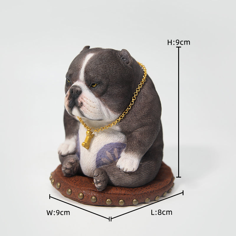 JXK185 Bully Dog Statue, Dog Figurine for Home Decor from JXK Studio