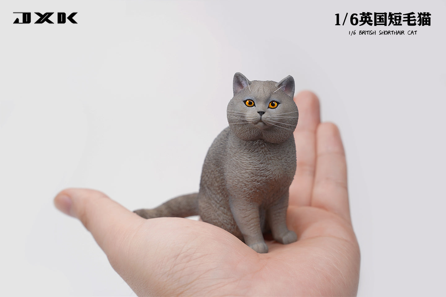 JXK030 Britisch Kurzhaar-Katzenfigur, Katzenstatue aus Kunstharz, Dekoration für Katzenliebhaber, Geschenke für Katzenliebhaber von JXK Studio