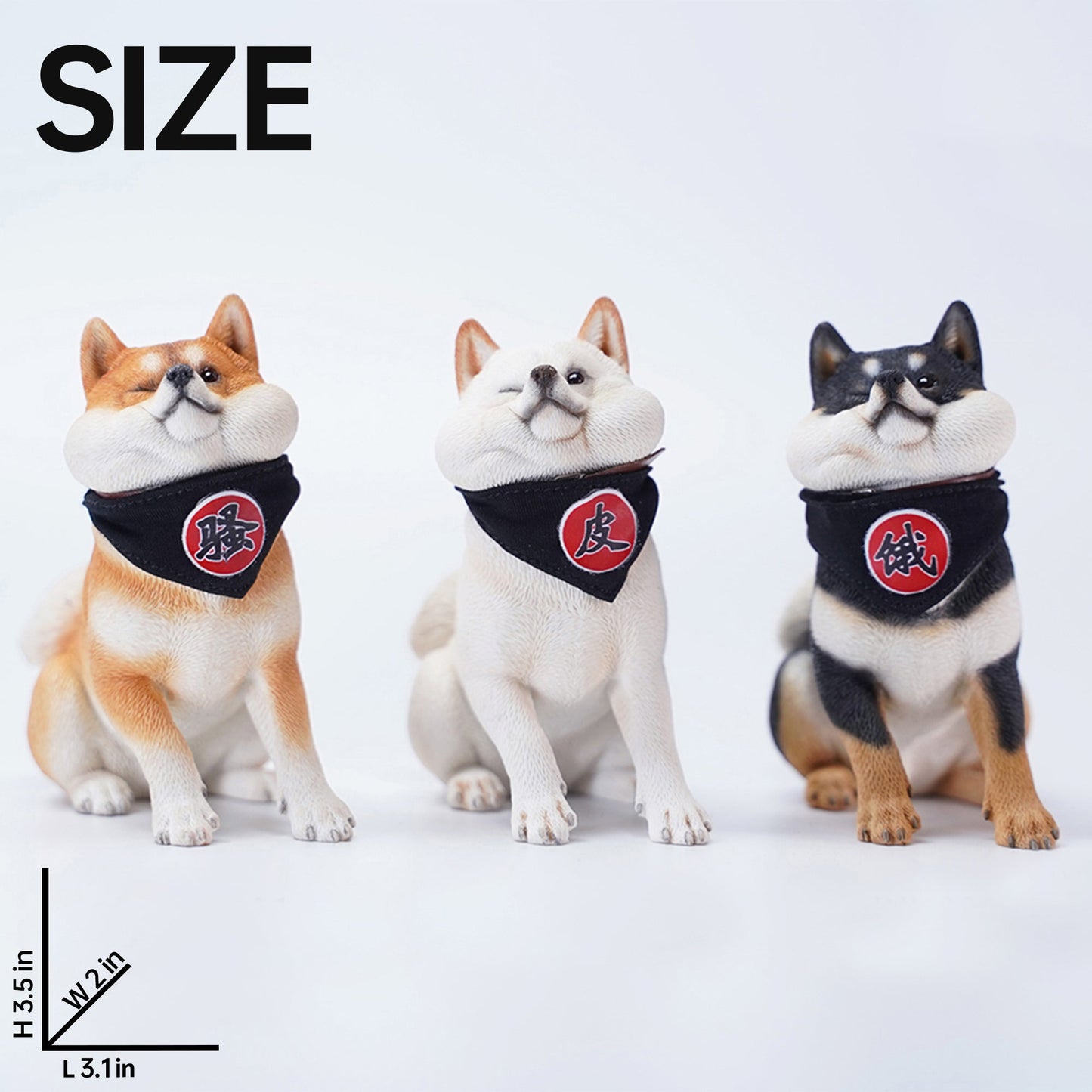 JXK090 Shiba Inu Dog Statue, Dog Figurine Gift for Shiba Inu Lover from JXK Studio