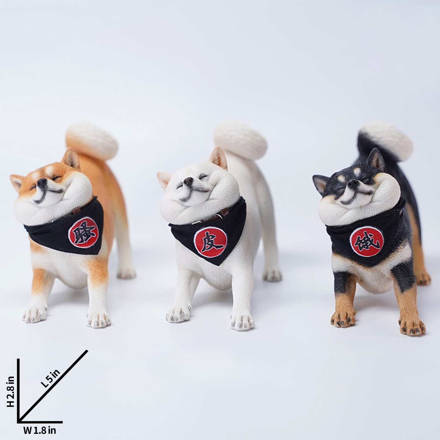 JXK090 Shiba Inu Dog Statue, Dog Figurine Gift for Shiba Inu Lover from JXK Studio