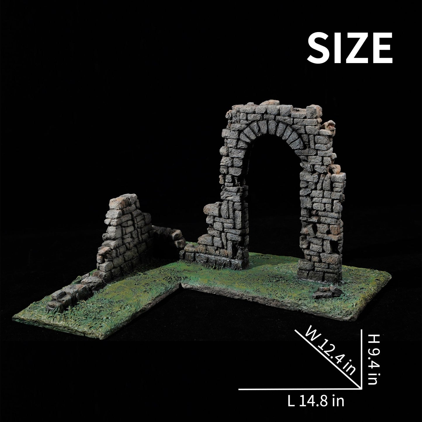 M2225 Scenes of medieval ruins for figure from JXK Studio