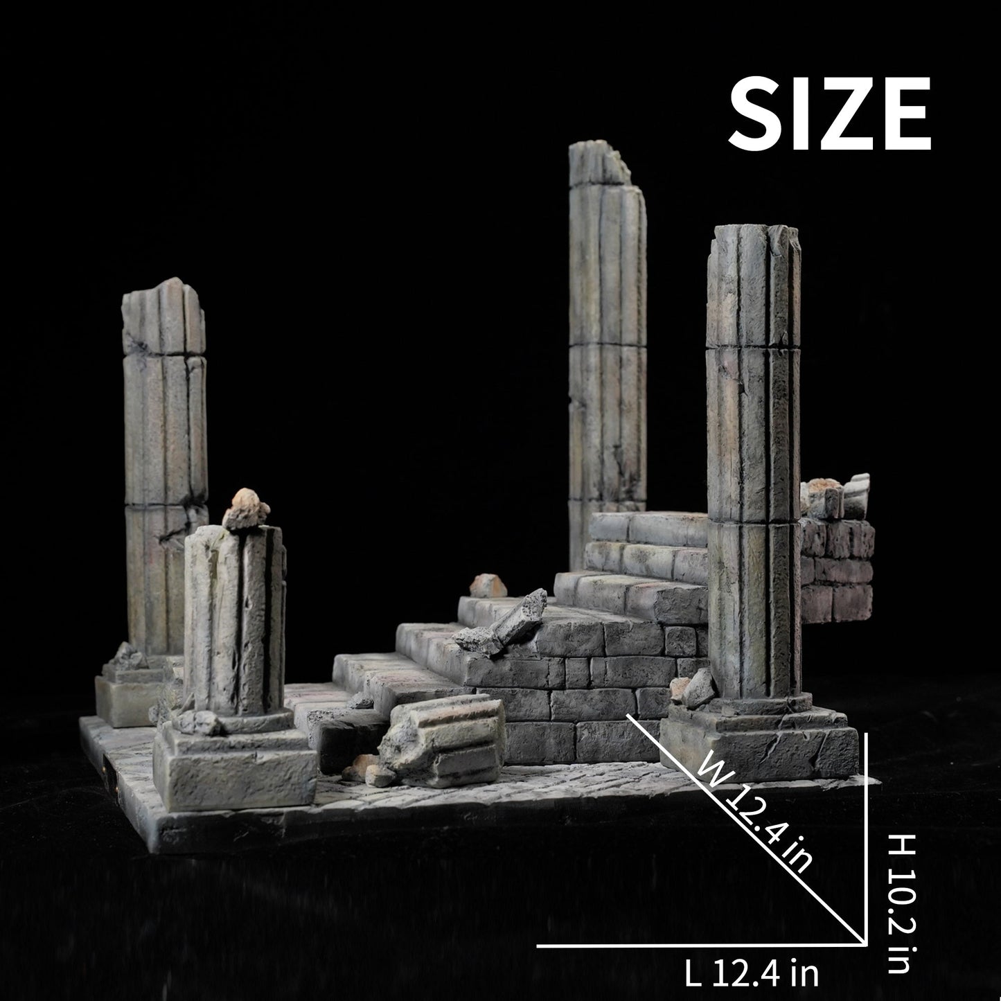 M2233 Diorama of ancient Greek ruins for action figure from JXK Studio