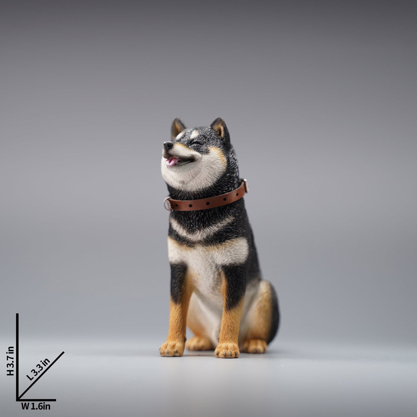 JXK076 Shiba Inu Hundestatue, Hundefigur als Geschenk für Shiba Inu Liebhaber von JXK Studio