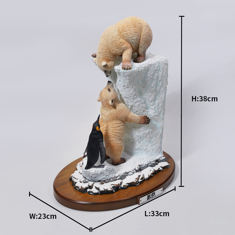 PK2301 polar animal Statue Gift for Animal Lovers from JXK Studio