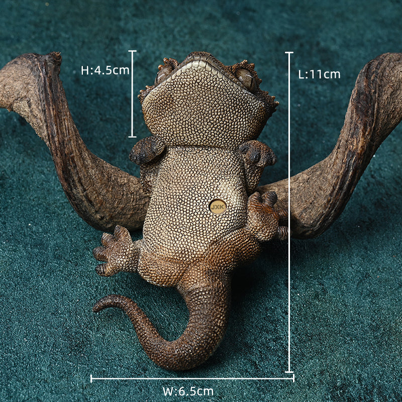 JXK199 Lizards Statue Crested Gecko Figurine for Home Decor from JXK Studio