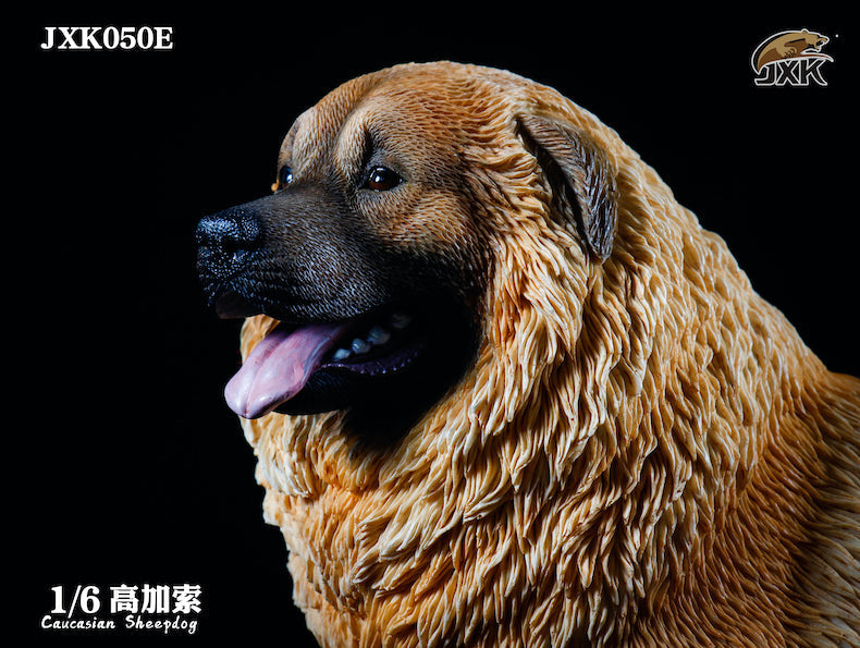 JXK050 Caucasian Sheepdog Dog Statue, Dog Figurine for Home Decor Gift for Dog from JXK StudioLovers from JXK Studio
