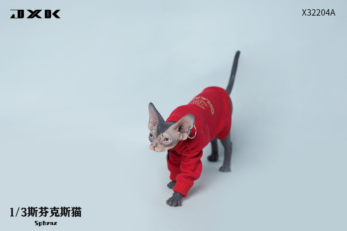 X32204 Resin Cat Sphynx Cat Decor from JXK Studio