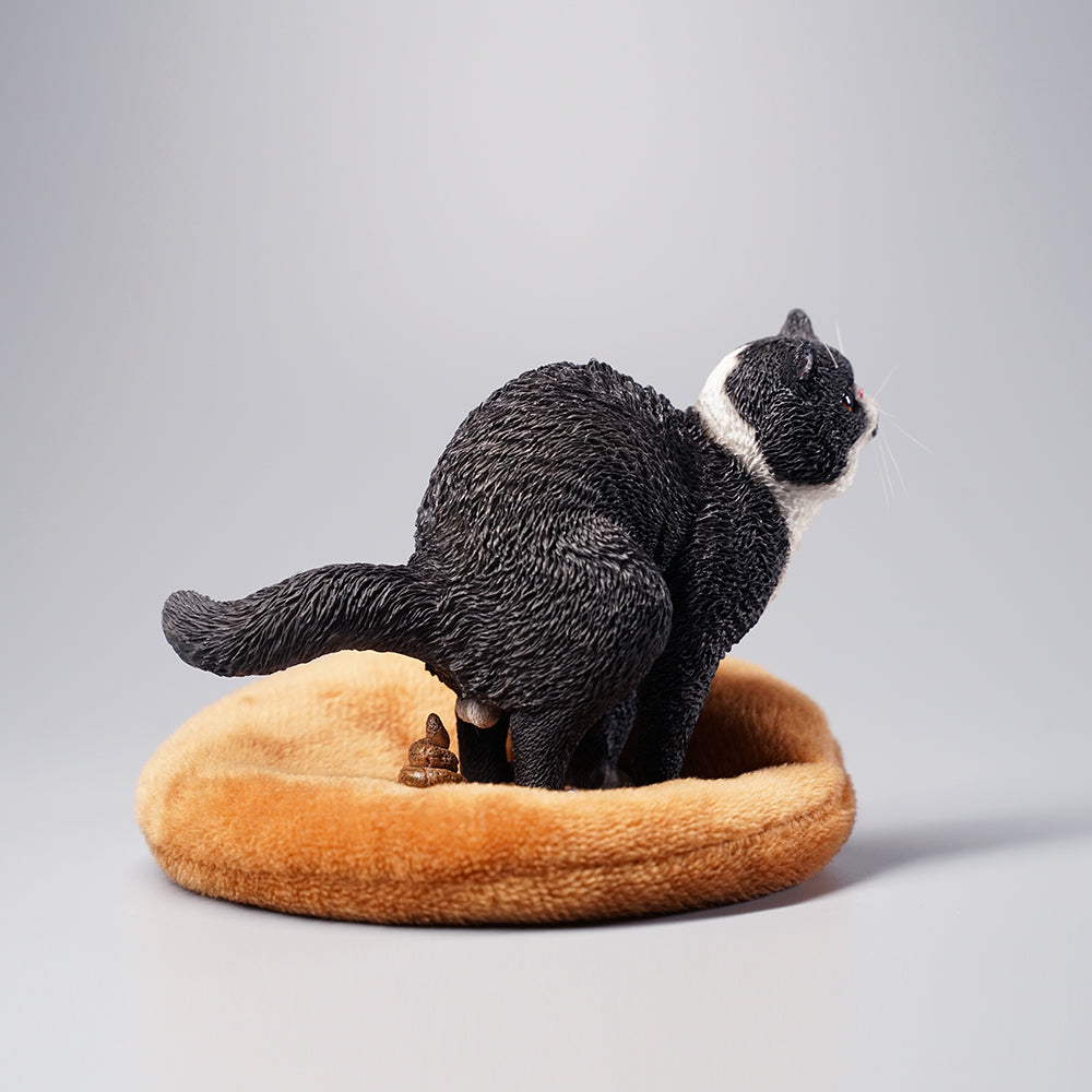 JXK073 Statue einer kackenden Katze von Garfield, ein Geschenk für Katzenliebhaber von JXK Studio
