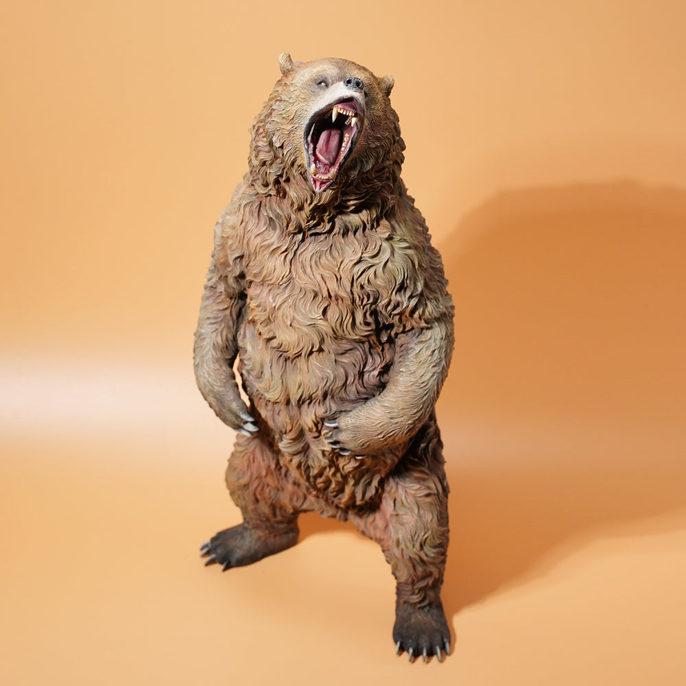 JXK133 Standing brown bear statue, gifts for Animal Lovers from JXK Studio
