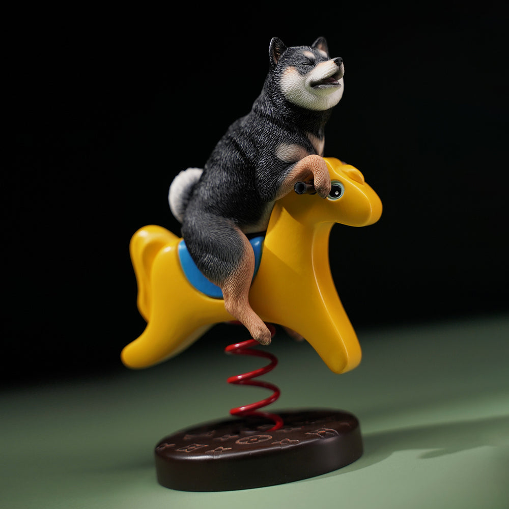 JXK146 Shiba Inu Hundestatue, Hundefigur als Geschenk für Shiba Inu Liebhaber von JXK Studio
