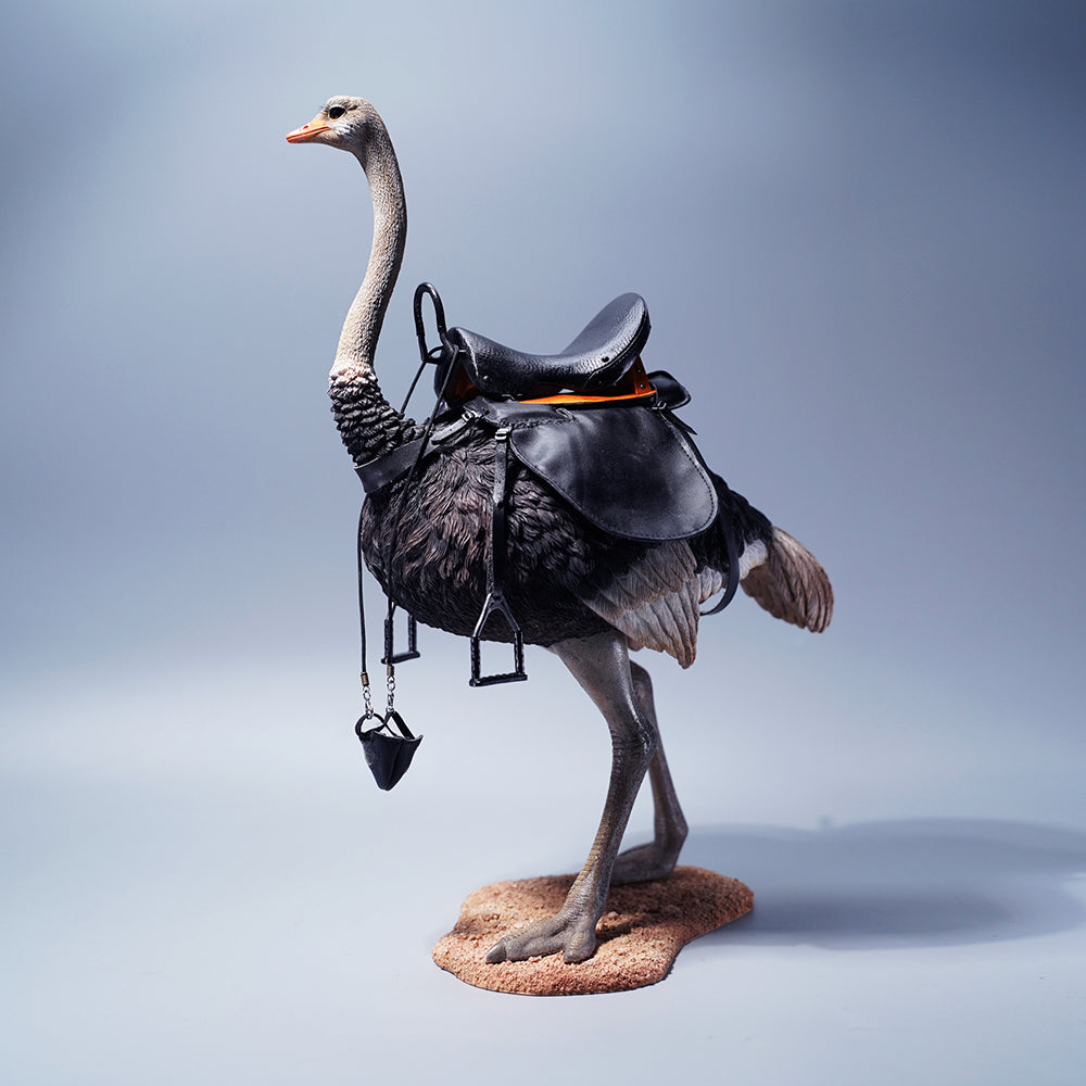 JXK097 15" Ostrich Statue, Realistic Animal Statue Gifts for Friends from JXK Studio