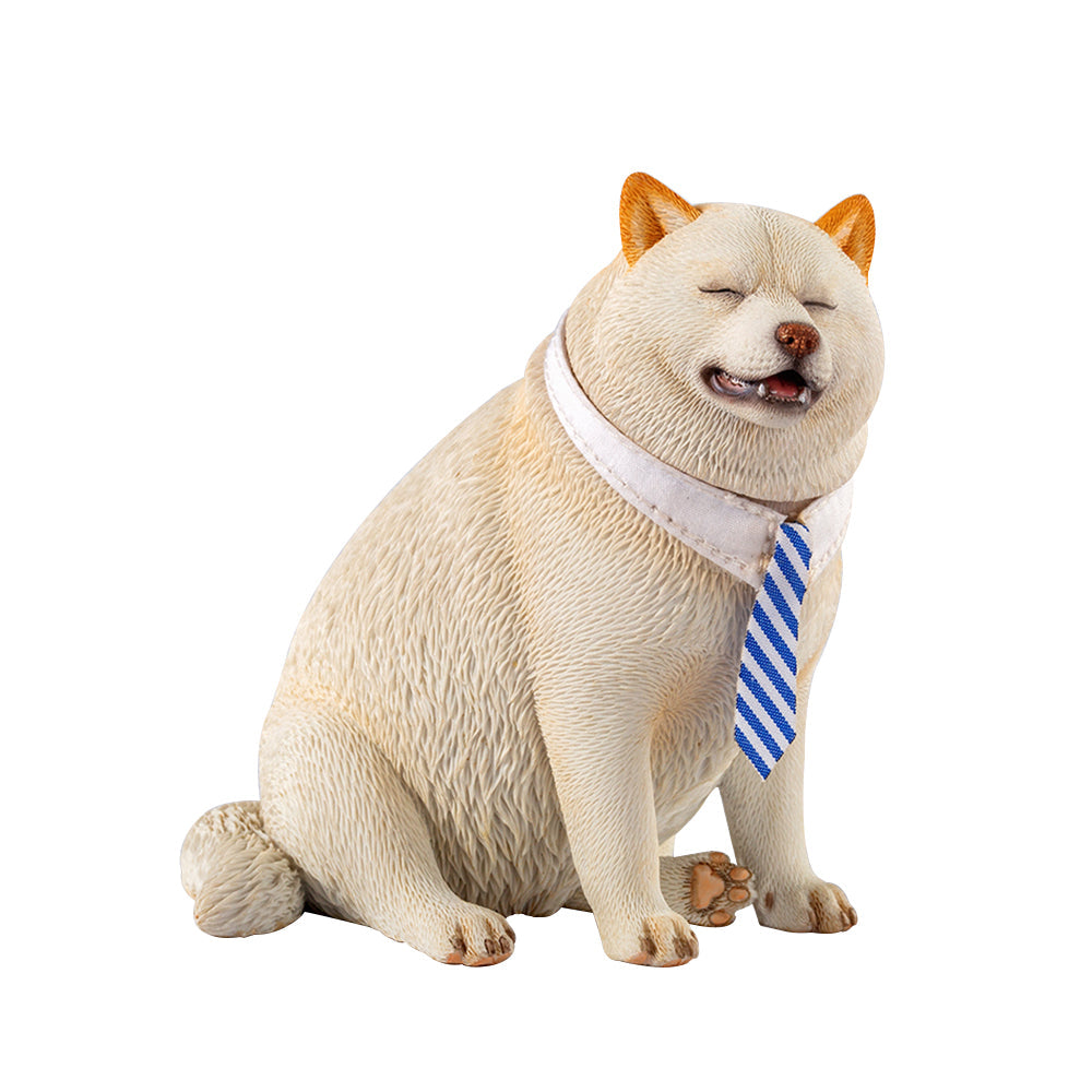 JXK102 Shiba Inu Decor, Chubby Shiba Inu sitting obediently, Gift for Dog Lover from JXK Studio
