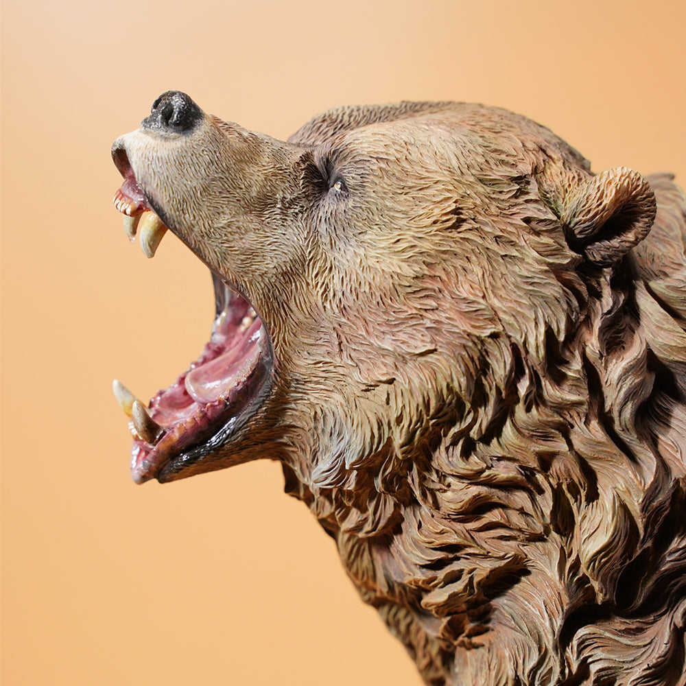 JXK133 Standing brown bear statue, gifts for Animal Lovers from JXK Studio