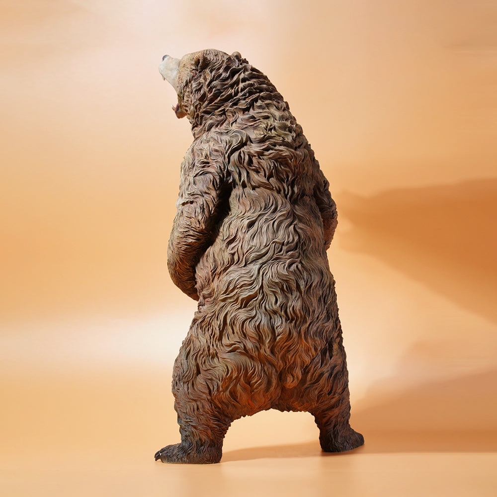 JXK133 Standing brown bear statue, gifts for Animal Lovers from JXK Studio