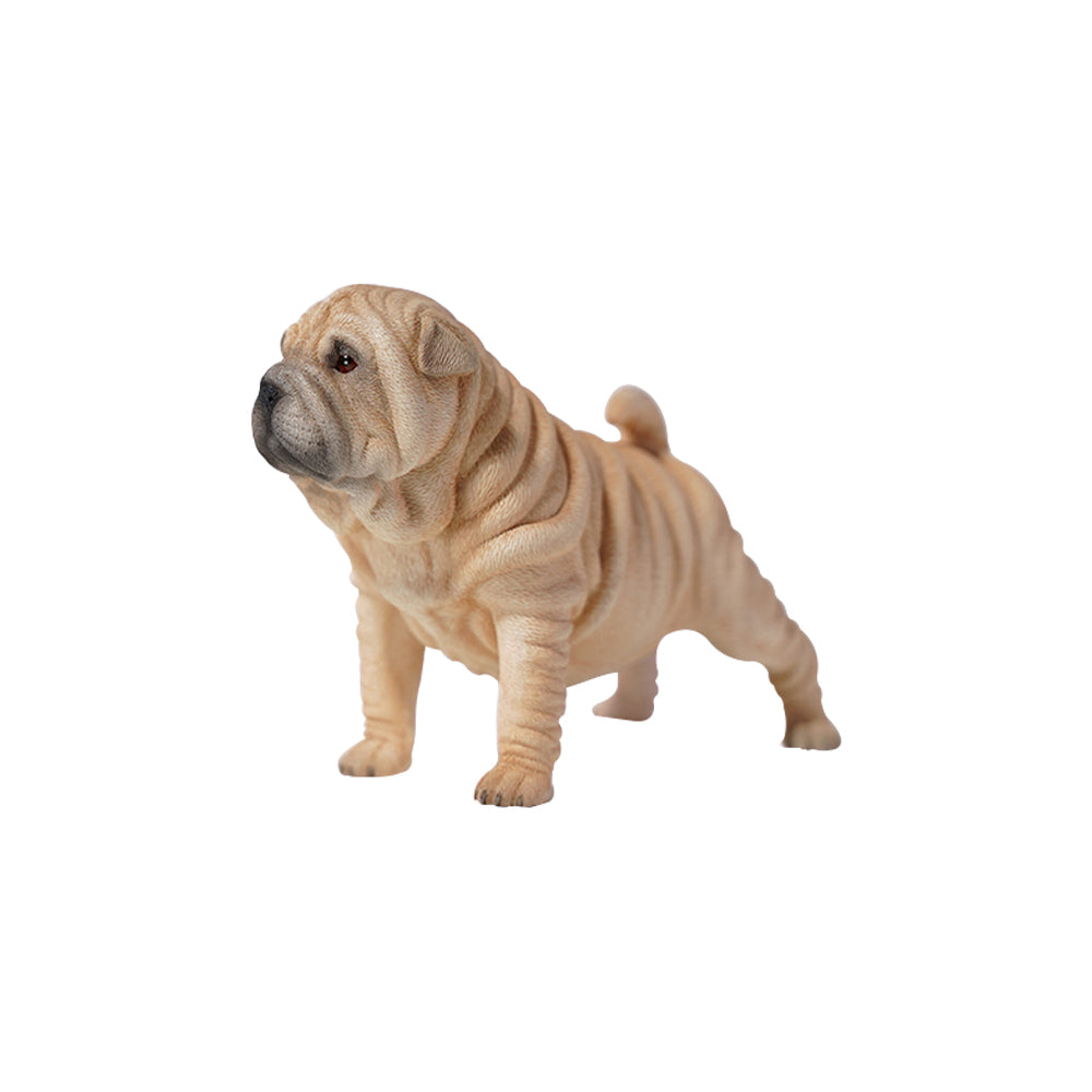 JXK101 Shar-Pei-Hundefigur in einer Tasche. Hundedekoration für Hundeliebhaber von JXK Studio