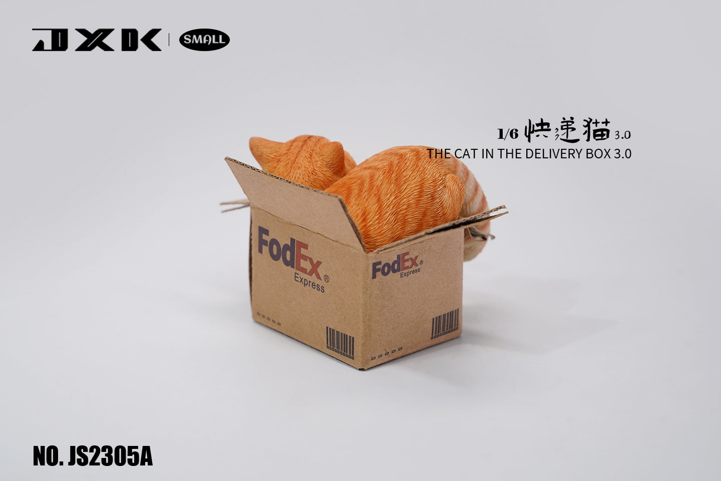 JS2305 Cat Figurine Cat in Box Decor from JXK Studio