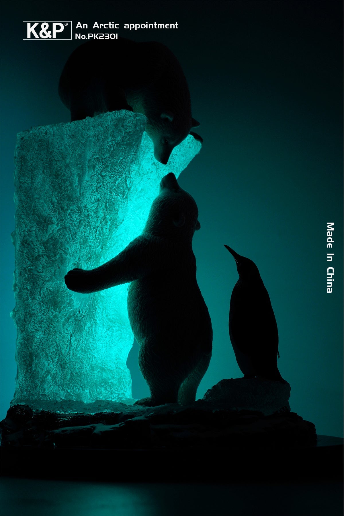 PK2301 polar animal Statue Gift for Animal Lovers from JXK Studio