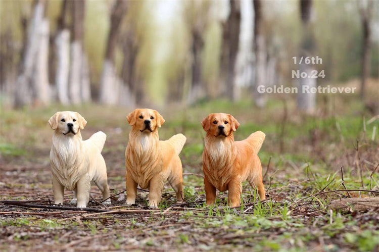 MRZ024 Golden Retriever Hundefigur von JXK Studio