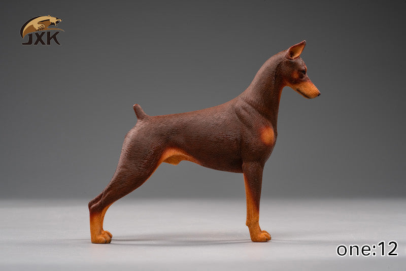 JXK022 Dobermann dog figurine dog statue for home decor gift for dog lovers from JXK Studio