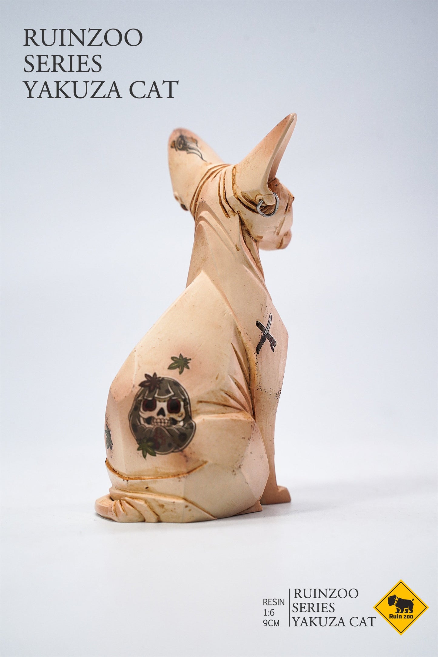 RZ2003 sphinx Cat Figurine Resin Cat Statue from JXK Studio