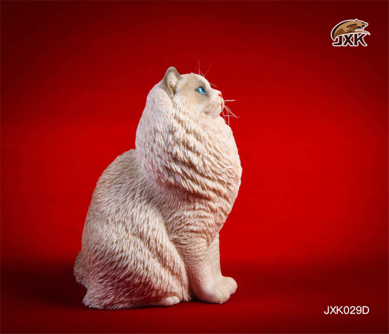 JXK029 Ragdoll Cat Figurine Resin Cat Statue Home Decor for Cat Lover Gifts for Cat Lovers from JXK Studio