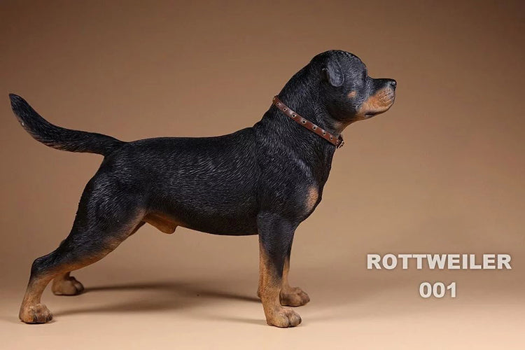MRZ RW Rottweiler dog statue for dog lovers from JXK Studio