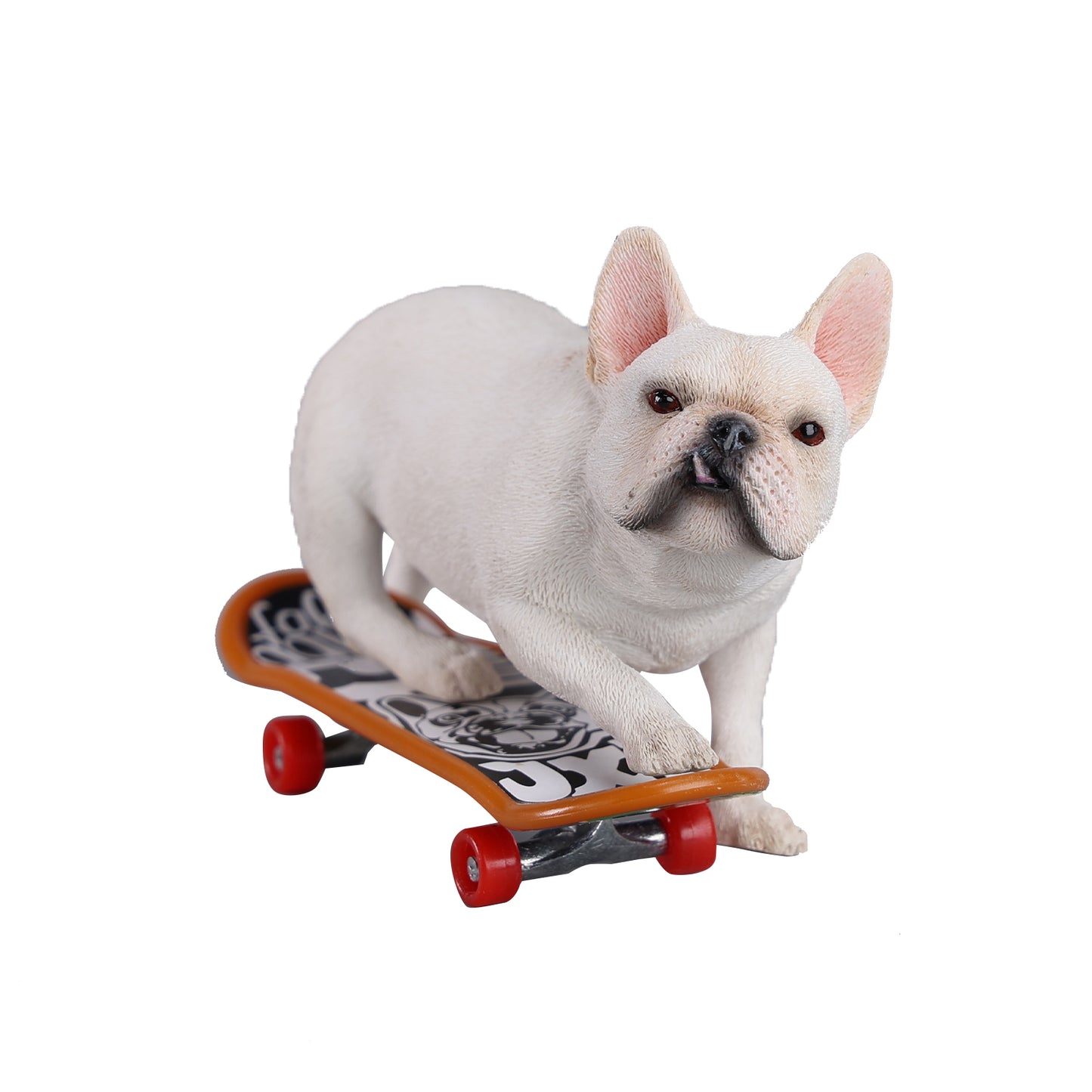 JXK243 1/6 Scale Skateboarding French Bull- dog from JXK Studio