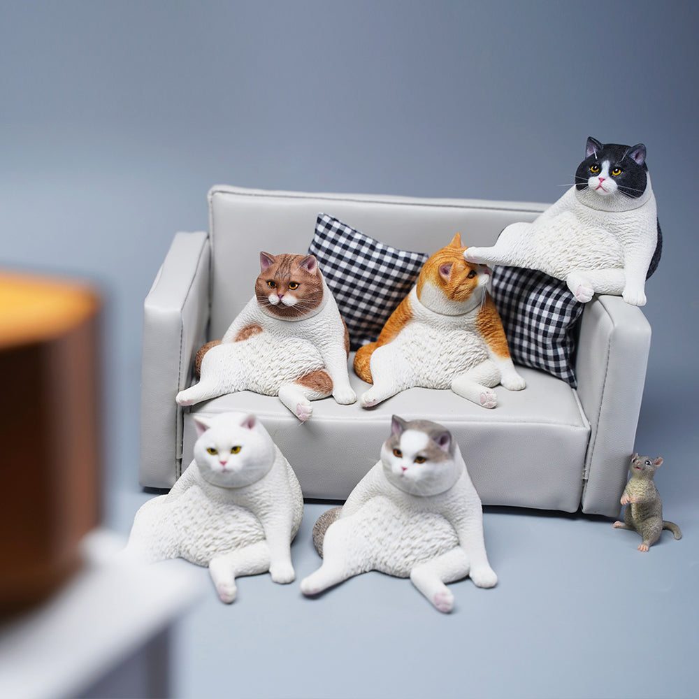 JXK086 Die faule Katze auf dem Sofa, das Geschenk für Katzenliebhaber 5.0 von JXK Studio