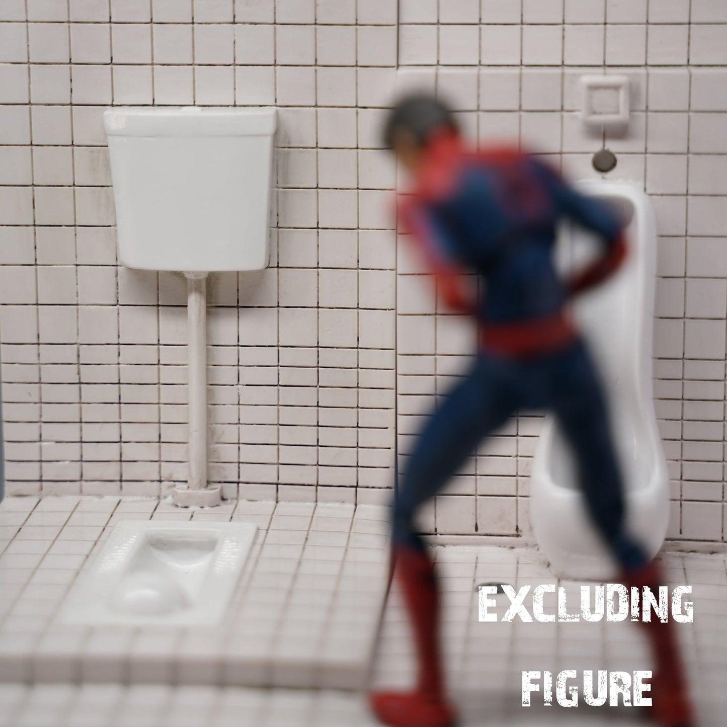 M2102 Mischief creative model toilet scene for figure from JXK Studio