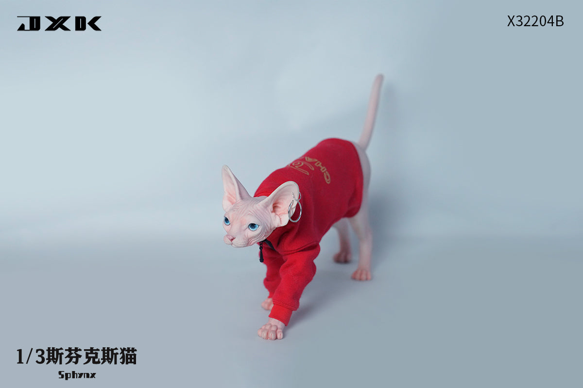 X32204 Resin Cat Sphynx Cat Decor from JXK Studio