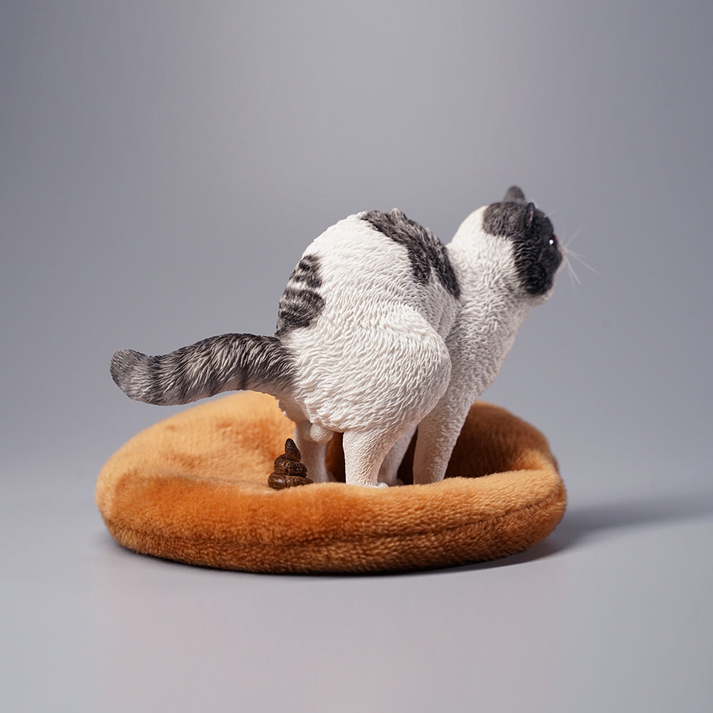 JXK073 Statue einer kackenden Katze von Garfield, ein Geschenk für Katzenliebhaber von JXK Studio