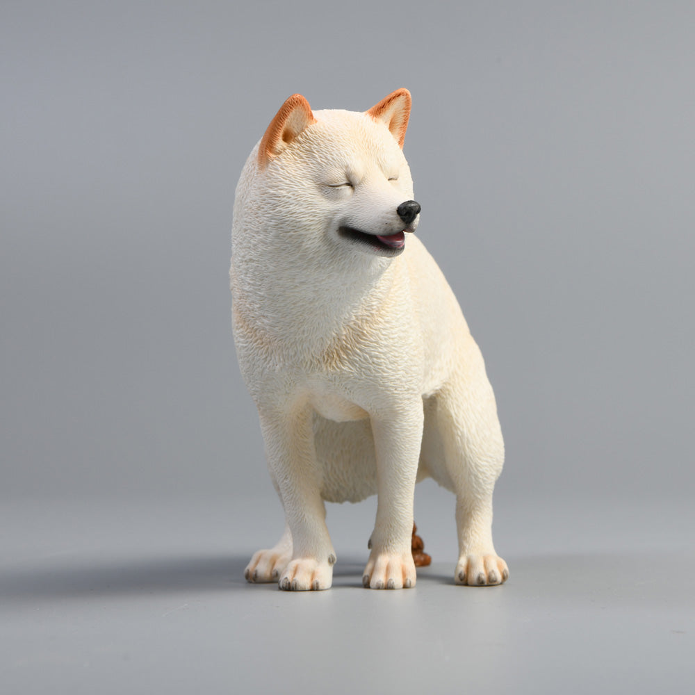 JXK053 Shiba Inu Pooping Dog Statue, Resin Dog Figurine Gift for Dog Lovers from JXK Studio