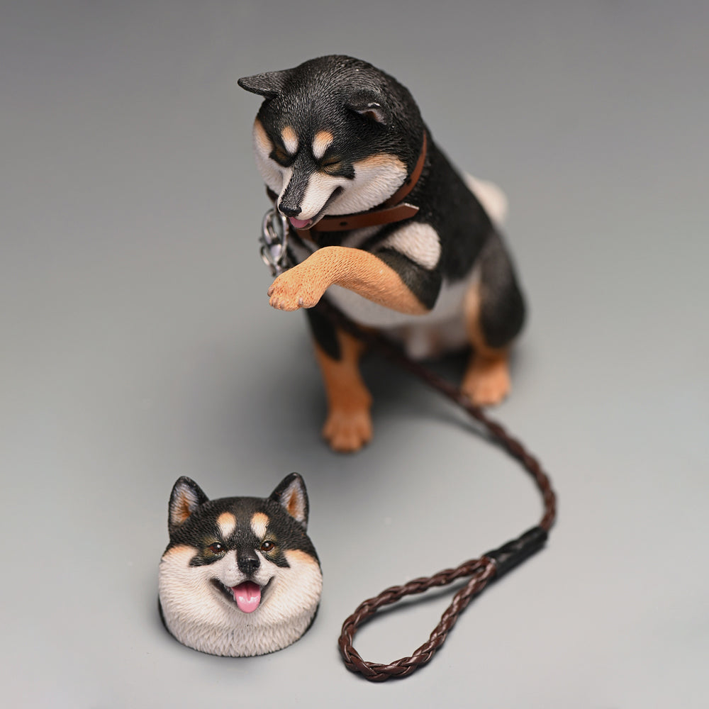 JXK114 Shiba Inu Decor, Lovely Shiba Inu Sitting Obediently, Gift for Shiba Inu Lover from JXK Studio