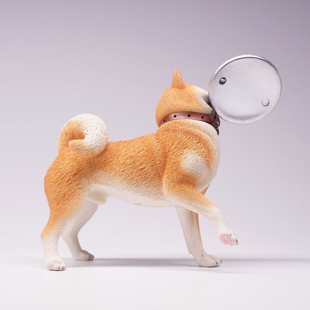JXK071 Shiba Inu Decor, Lovely Frisbee Shiba Inu, Gift for Shiba Inu Lover from JXK Studio