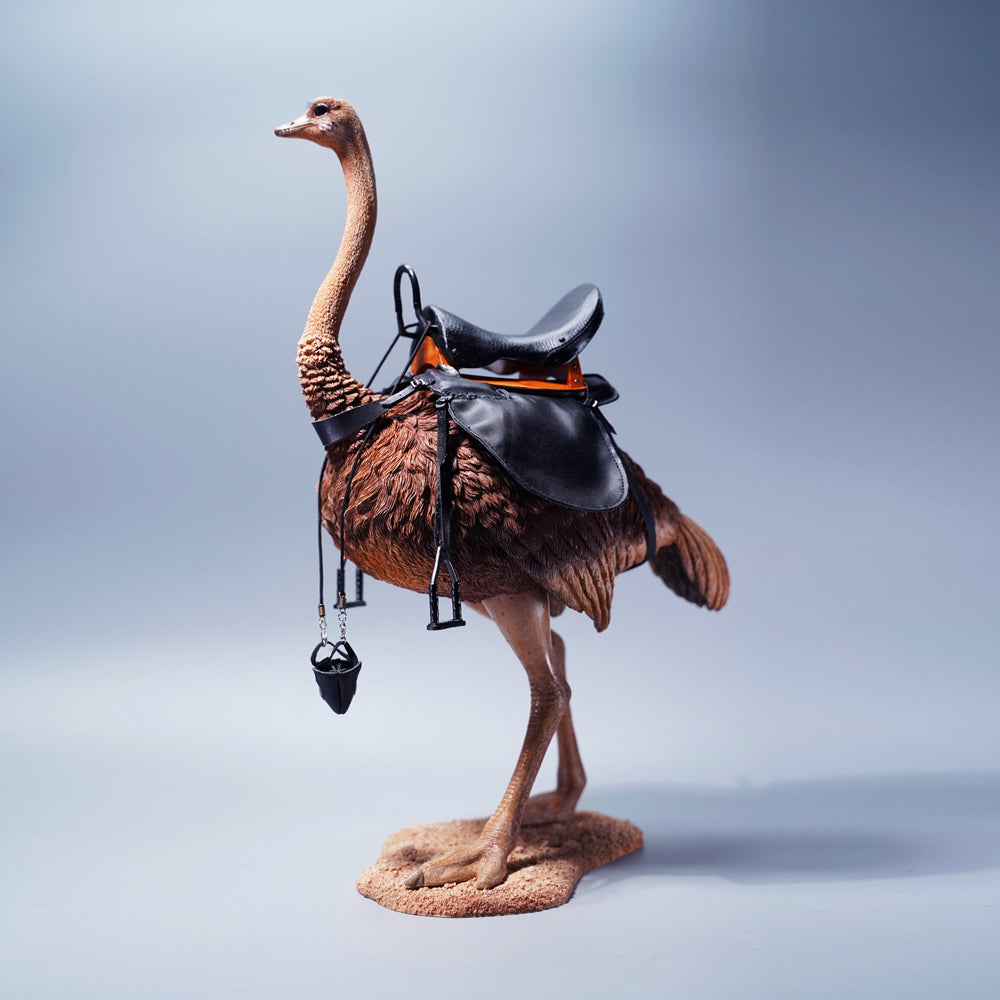 JXK097 15" Ostrich Statue, Realistic Animal Statue Gifts for Friends from JXK Studio